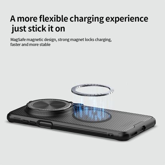 For Huawei Mate 70 Pro / 70 Pro+ NILLKIN CamShield Prop MagSafe Magnetic Translucent PC Phone Case(Black)