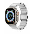 For Apple Watch 46mm / 49mm / 45mm / 44mm Bamboo Norman Buckle Titanium Alloy Watch Band(Silver) - free shipping - PMC TechLife - Order now!