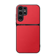 For Samsung Galaxy S25 Ultra 5G Litchi Leather Magnetic Full Coverage Shockproof Phone Case(Red) - Galaxy S25 Ultra 5G Cases by PMC Jewellery | Online Shopping South Africa | PMC Jewellery | Buy Now Pay Later Mobicred