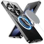 For OnePlus 13 MagSafe Magnetic Frosted Metal Phone Case(Black)