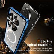 For OnePlus 13 MagSafe Magnetic Frosted Metal Phone Case(Blue)
