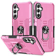 For Samsung Galaxy S25+ 5G Ring Holder Armor Hybrid Phone Case(Pink) - Galaxy S25+ 5G Cases by PMC Jewellery | Online Shopping South Africa | PMC Jewellery | Buy Now Pay Later Mobicred