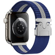 For Apple Watch 46mm / 49mm / 45mm / 44mm Parachute Buckle Braided Nylon Watch Band(Blue White) - free shipping - PMc TechLife - Order now!