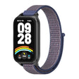 For Xiaomi Smart Band 9 Active / Redmi Band 3 Mijobs Metal Shell Nylon Loop Watch Band(Midnight Blue Black) - free shipping - PMc TechLife - Order now!