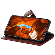 For Samsung Galaxy S25 5G Zipper Bag Leather Phone Case(Brown)