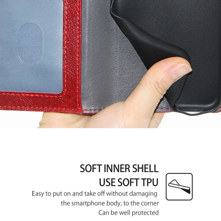 For Samsung Galaxy S25 5G Zipper Bag Leather Phone Case(Red)