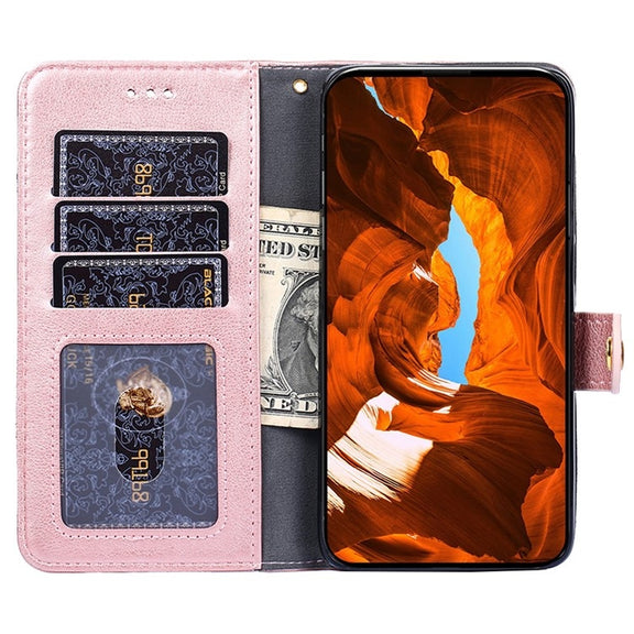 For Samsung Galaxy S25 5G Zipper Bag Leather Phone Case(Rose Gold)