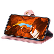 For Samsung Galaxy S25 5G Zipper Bag Leather Phone Case(Rose Gold)