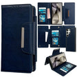 For Samsung Galaxy S25 Ultra 5G Multifunctional 7-Card Wallet Leather Phone Case(Royal Blue) - Galaxy S25 Ultra 5G Cases by PMC Jewellery | Online Shopping South Africa | PMC Jewellery | Buy Now Pay Later Mobicred