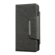For Samsung Galaxy S25+ 5G Multifunctional 7-Card Wallet Leather Phone Case(Grey)
