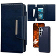 For Samsung Galaxy S25+ 5G Multifunctional 7-Card Wallet Leather Phone Case(Royal Blue) - Galaxy S25+ 5G Cases by PMC Jewellery | Online Shopping South Africa | PMC Jewellery | Buy Now Pay Later Mobicred