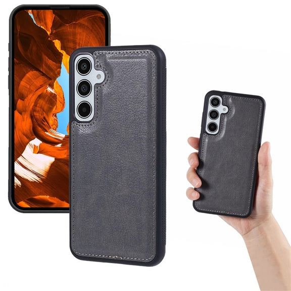 For Samsung Galaxy S25 5G Multifunctional 7-Card Wallet Leather Phone Case(Grey)