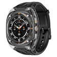 For Samsung Galaxy Watch Ultra 47mm Modified PC Hybrid TPU Watch Case Band(Black Clear Black) - Watch Bands by PMc TechLife | Online Shopping South Africa | PMc TechLife | Buy Now Pay Later Mobicred