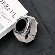 For Samsung Galaxy Watch Ultra 47mm / Ultra 2025 Modified PC Hybrid TPU Watch Case Band(Starlight Transparent)