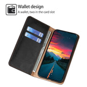 For Samsung Galaxy S25 5G Gloss Oil Solid Color Magnetic Leather Phone Case(Black)