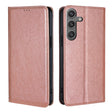 For Samsung Galaxy S25 5G Gloss Oil Solid Color Magnetic Leather Phone Case(Rose Gold) - Galaxy S25 5G Cases by PMC Jewellery | Online Shopping South Africa | PMC Jewellery | Buy Now Pay Later Mobicred