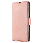 For Samsung Galaxy S25+ 5G Ultra-thin Voltage Side Buckle Horizontal Flip Leather Phone Case(Rose Gold)