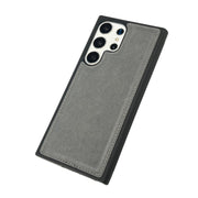 For Samsung Galaxy S25 Ultra 5G Cowhide Texture Back Cover Phone Case(Grey)