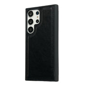 For Samsung Galaxy S25+ 5G Cowhide Texture Back Cover Phone Case(Black)