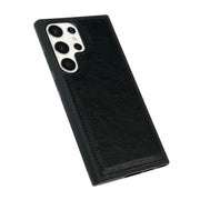 For Samsung Galaxy S25+ 5G Cowhide Texture Back Cover Phone Case(Black)