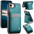For iPhone 16e JEEHOOD J06 British Style RFID MagSafe Card Bag PU Phone Case(Green) - free shipping - PMc TechLife - Order now!