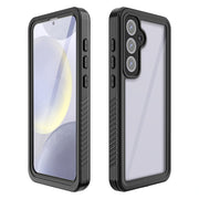 For Samsung Galaxy S24 FE 5G RedPepper Shockproof IP68 Water-resistant PC Hybrid TPU Phone Case(Black)
