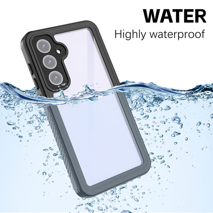 For Samsung Galaxy S24 FE 5G RedPepper Shockproof IP68 Water-resistant PC Hybrid TPU Phone Case(Black)