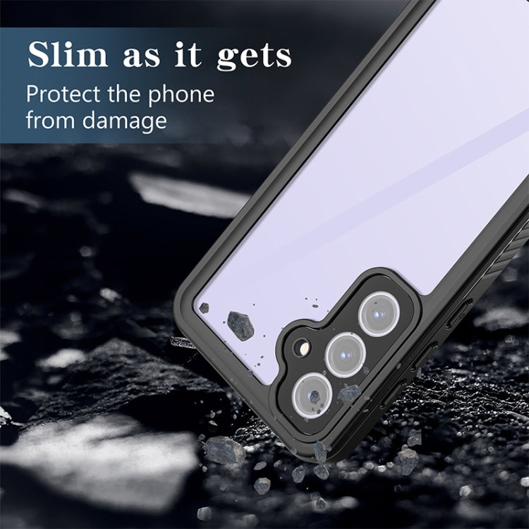 For Samsung Galaxy S24 FE 5G RedPepper Shockproof IP68 Water-resistant PC Hybrid TPU Phone Case(Black)