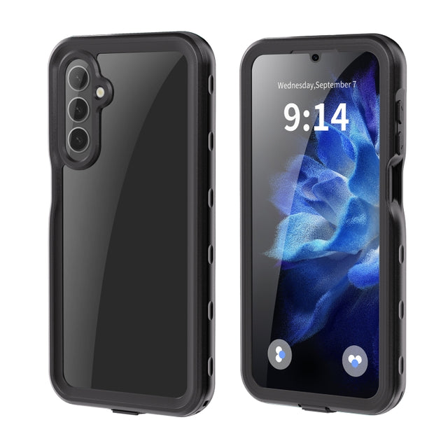 For Samsung Galaxy A16 5G / 4G RedPepper IP68 Water-resistant PC Hybrid TPU Phone Case(Black)
