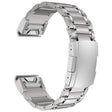 For Garmin 22mm Five-beads Titanium Alloy Push Buckle Metal Quick Release Watch Band(Silver) - free shipping - PMc TechLife - Order now!