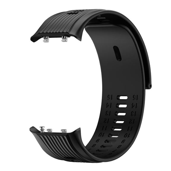 For Huawei Watch D2 Silicone Watch Band Wristband(Black)