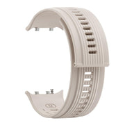For Huawei Watch D2 Silicone Watch Band Wristband(Grey White)