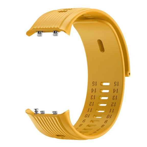 For Huawei Watch D2 Silicone Watch Band Wristband(Yellow)