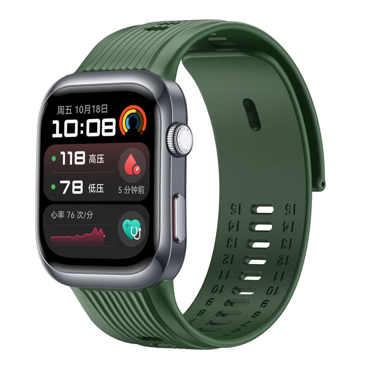 For Huawei Watch D2 Silicone Watch Band Wristband(Green)
