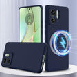 For Motorola Edge 40 Shockproof Silicone Magsafe Phone Case(Navy Blue) - free shipping - PMC TechLife - Order now!