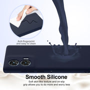For Motorola Edge 50 Fusion Shockproof Silicone Magsafe Phone Case(Navy Blue)