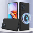 For Motorola Edge 40 Pro 5G Shockproof Silicone Magsafe Phone Case(Black) - free shipping - PMC TechLife - Order now!