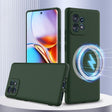 For Motorola Edge+ 2023 Shockproof Silicone Magsafe Phone Case(Dark Green) - free shipping - PMC TechLife - Order now!