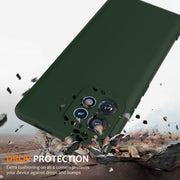 For Motorola Edge+ 2023 Shockproof Silicone Magsafe Phone Case(Dark Green)