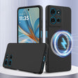 For Motorola Moto G75 5G Shockproof Silicone Magsafe Phone Case(Black) - free shipping - PMC TechLife - Order now!