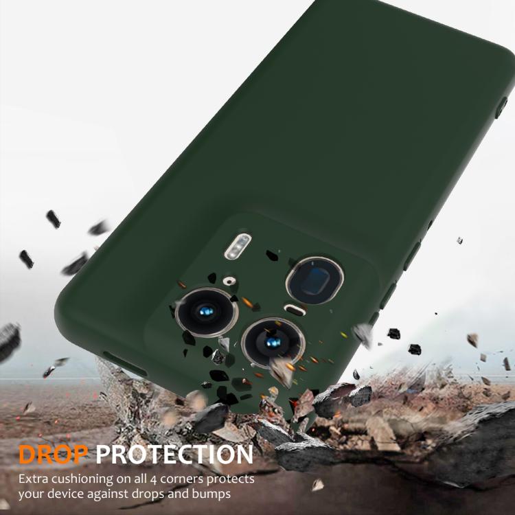 For Motorola Moto X50 Ultra Shockproof Silicone Magsafe Phone Case(Dark Green)