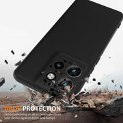 For Motorola Edge 50 Neo / Moto S50 Shockproof Silicone Magsafe Phone Case(Black)