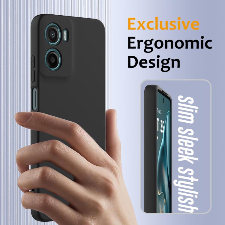 For Motorola Moto G05 / E15 Shockproof Silicone Magsafe Phone Case(Black)