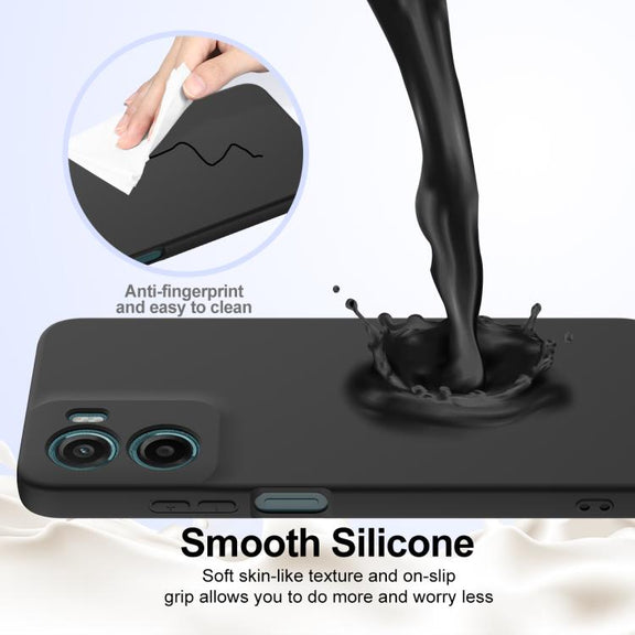 For Motorola Moto G05 / E15 Shockproof Silicone Magsafe Phone Case(Black)