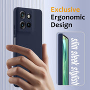 For Motorola Moto G Power 2025 Shockproof Silicone Magsafe Phone Case(Navy Blue)