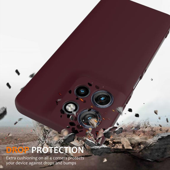 For Motorola Moto G Power 2025 Shockproof Silicone Magsafe Phone Case(Plum Color)
