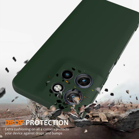 For Motorola Moto G Power 2025 Shockproof Silicone Magsafe Phone Case(Dark Green)