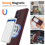 For Motorola Moto G24 Power Shockproof Silicone Magsafe Phone Case(Plum Color)
