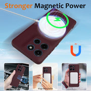 For Motorola Moto G Stylus 5G 2025 Shockproof Silicone Magsafe Phone Case(Plum Color)