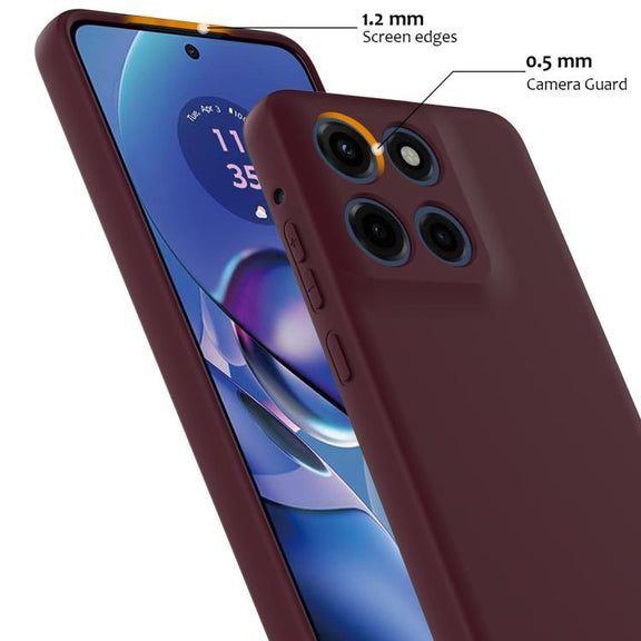 For Motorola Moto G Stylus 5G 2025 Shockproof Silicone Magsafe Phone Case(Plum Color)